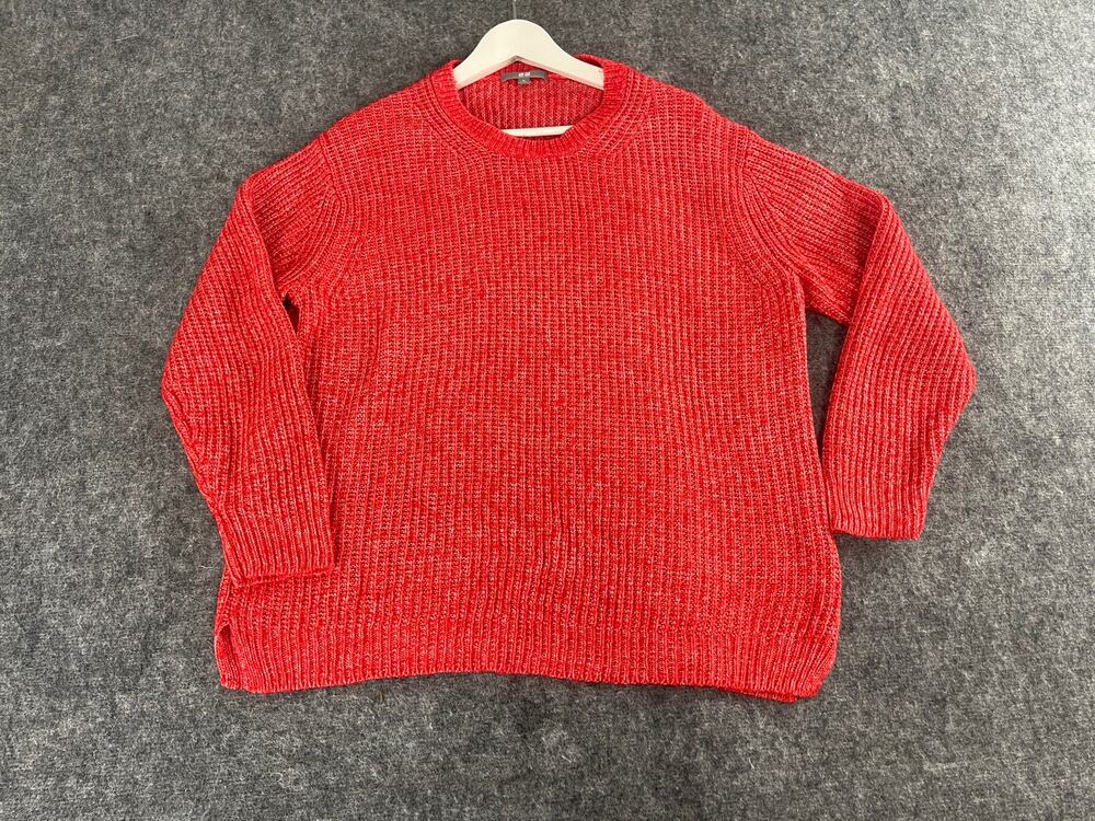 UNIQLO Sweater Womens Extra Large Pink Knit Pullover Long Sleeve XL N1